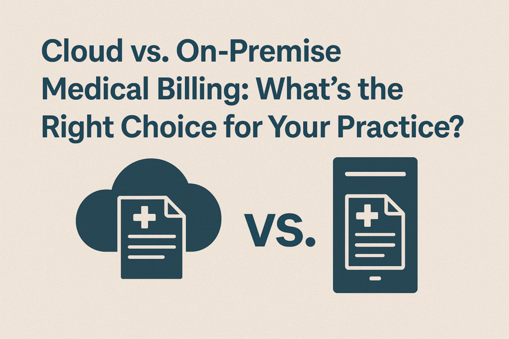 Cloud vs. On-Premise Medical Billing