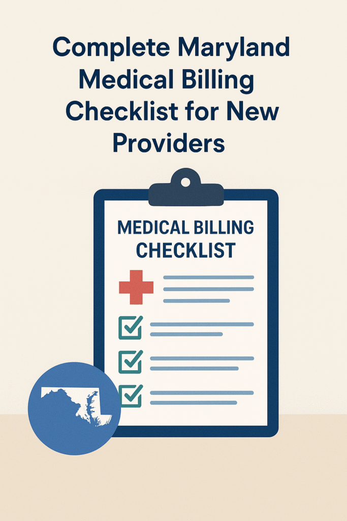 Complete Maryland Medical Billing Checklist for New Providers