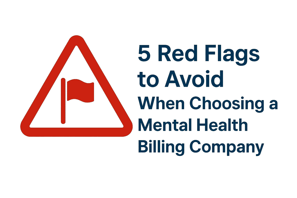 5 Red Flags to Avoid When Choosing a Mental Health Billing Company