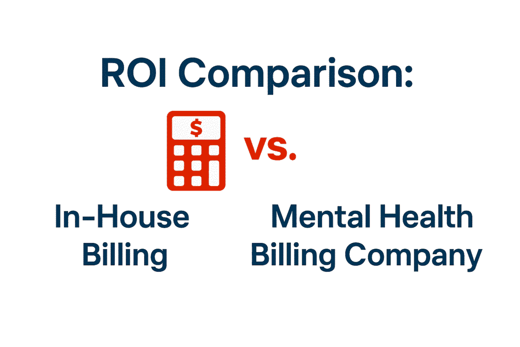 ROI Comparison In-House Billing vs. Mental Health Billing Company