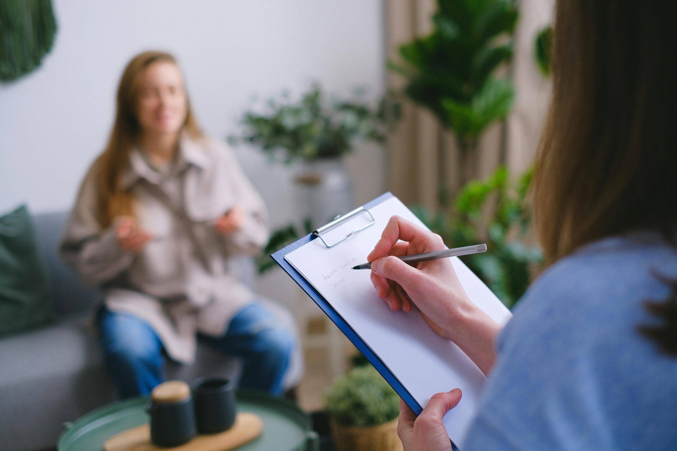Therapist counselling