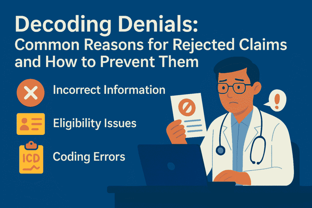 Decoding Denials Common Reasons for Rejected Claims and How to Prevent Them